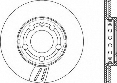 OPEN PARTS bda206620 -  Тормозной диск